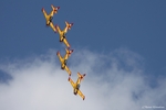 Das Team der Belgischen Luftwaffe, Hardship Red, zeigte ein sauber geflogenes Programm.