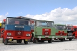 Eine Henschel Sattelzugmaschine und 3 Hanomag-Henschel Sattelzugmaschinen